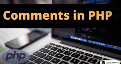 Comments in PHP