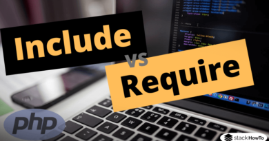 Difference between Include and Require in PHP