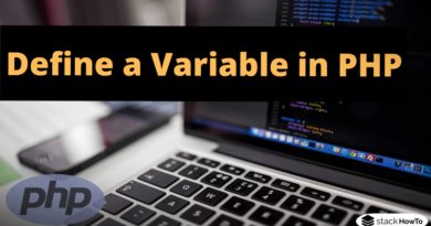 How to Define a Variable in PHP