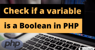 How to check if a variable is a Boolean in PHP