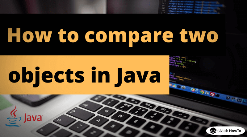 How to compare two objects reference in Java