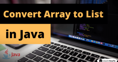 How to convert Array to List in Java