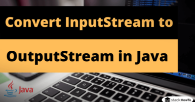 How to convert InputStream to OutputStream in Java