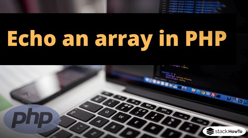 php echo an array