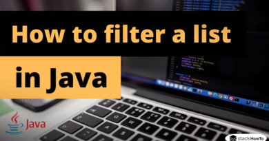 How to filter a list in Java