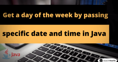 How to get a day of the week by passing specific date and time in Java