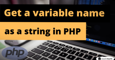 How to get a variable name as a string in PHP