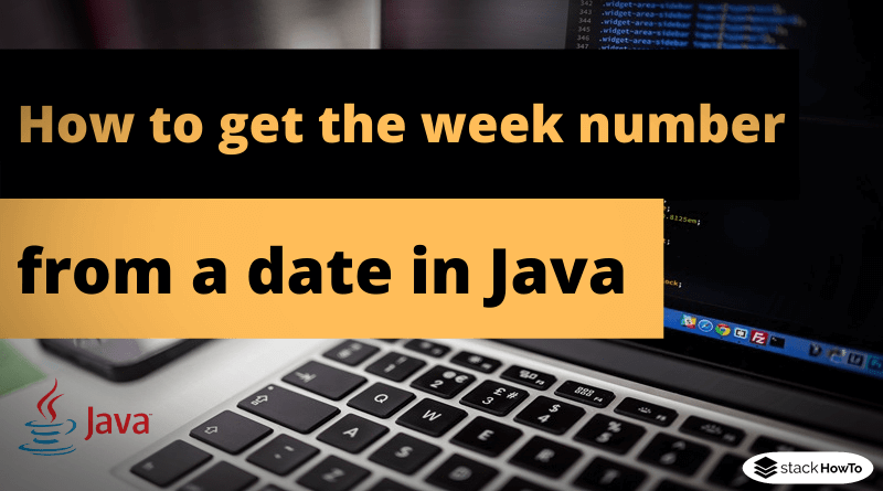 How to get the week number from a date in Java