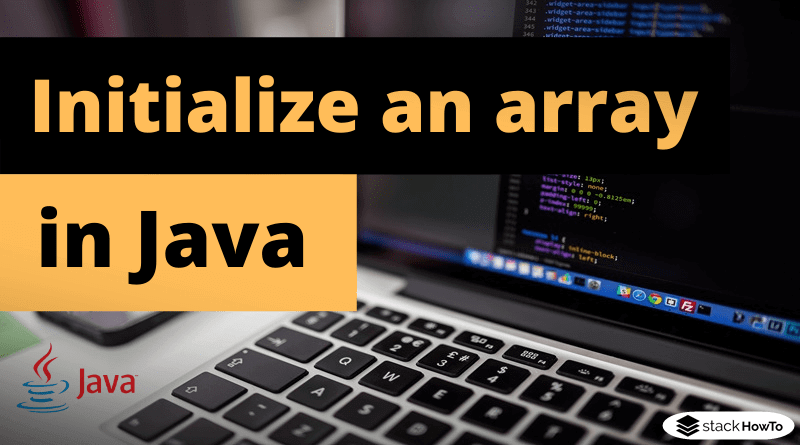 How to initialize an array in Java