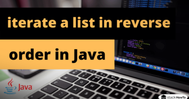 How to iterate a list in reverse order in Java