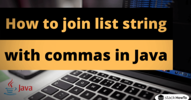 How to join list string with commas in Java