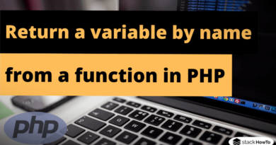 How to return a variable by name from a function in PHP