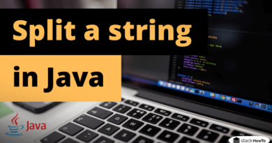 How to split a string in java