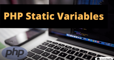 PHP - Static Variables