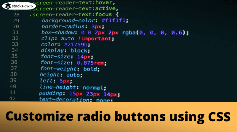 customize-radio-buttons-using-css