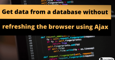 get-data-from-a-database-without-refreshing-the-browser-using-ajax