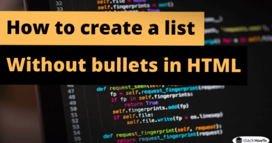 how-to-create-a-list-without-bullets-in-html