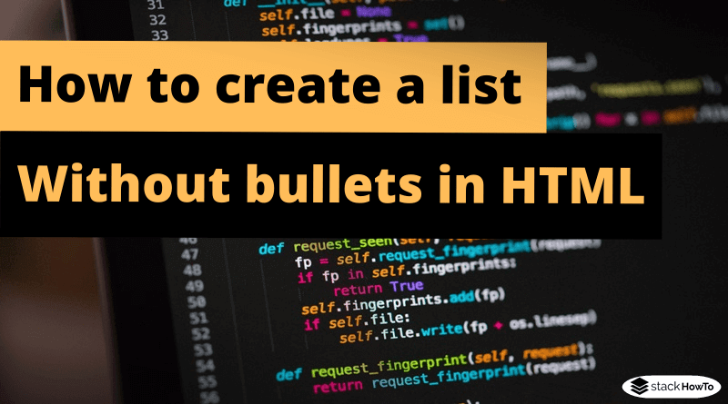 how-to-create-a-list-without-bullets-in-html