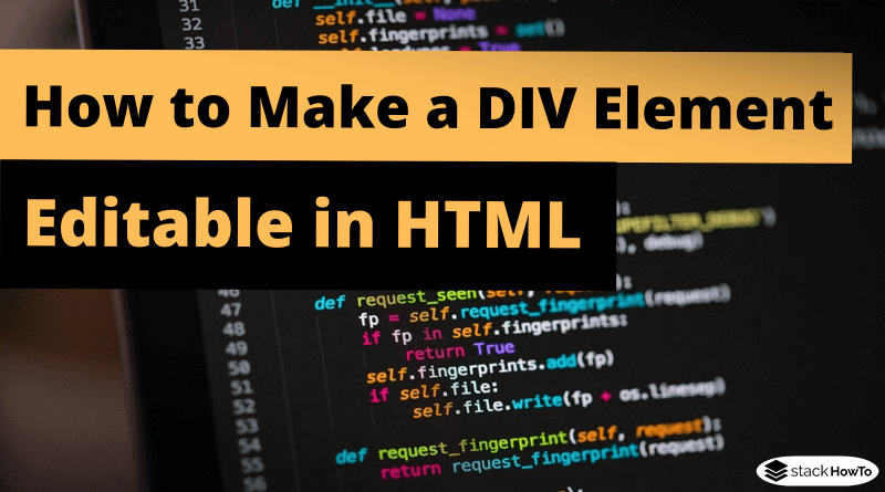 how-to-make-a-div-element-editable-in-html