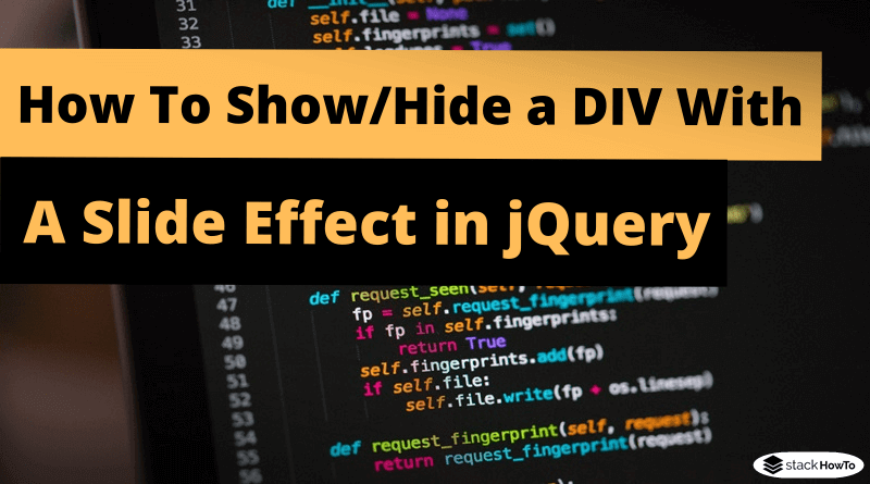 jquery showhide function