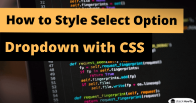 how-to-style-select-option-dropdown-with-css