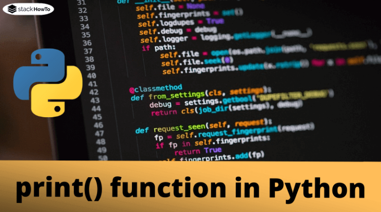 Output Using Print Function In Python Stackhowto