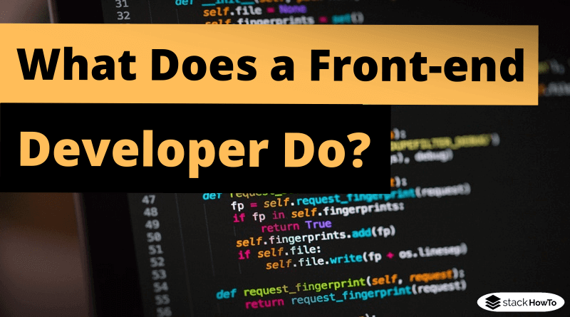 what-does-a-front-end-developer-do