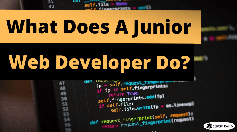 what-does-a-junior-web-developer-do