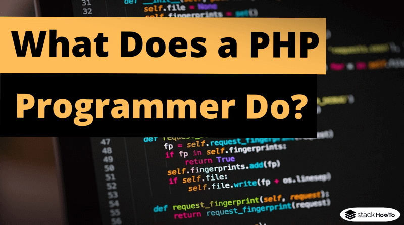 what-does-a-php-programmer-do