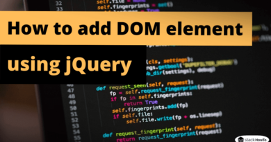 how-to-add-dom-element-in-jquery