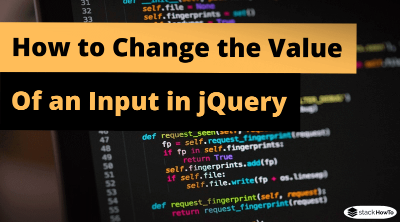 how-to-change-the-value-of-an-input-in-jquery