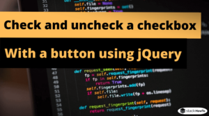 jquery checkbox uncheck