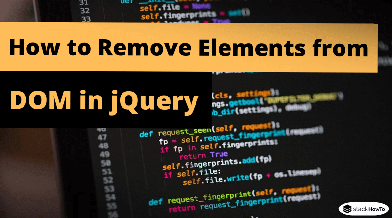 how-to-remove-elements-from-dom-in-jquery