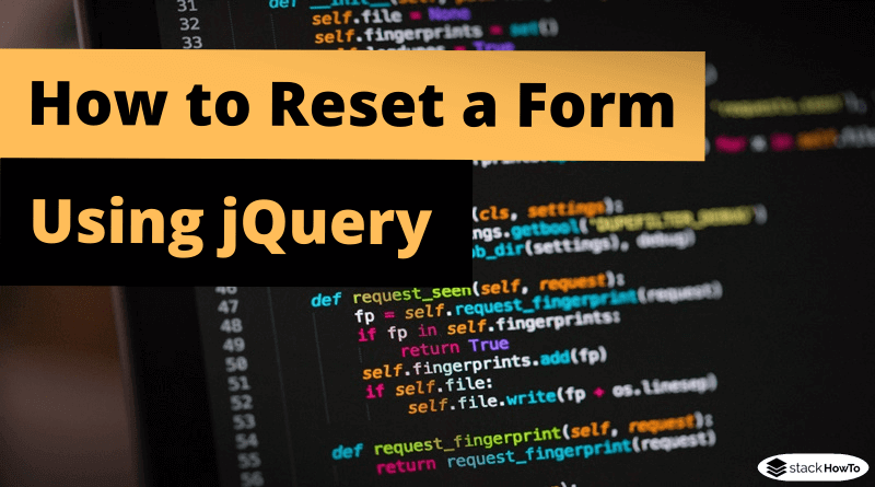 how-to-reset-a-form-using-jquery