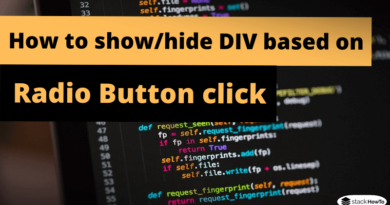 how-to-show-hide-div-based-on-radio-button-click