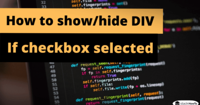 how-to-show-hide-div-if-checkbox-selected