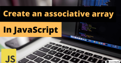 Create an associative array in Javascript