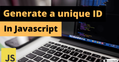 Generate-a-unique-ID-in-Javascript