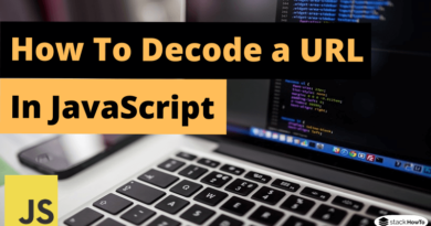 How To Decode a URL In JavaScript