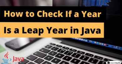 How to Check If a Year is a Leap Year in Java