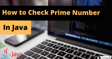 How to Check Prime Number in Java