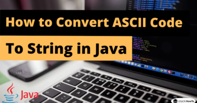 How to Convert ASCII Code to String in Java