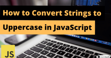 How to Convert Strings to Upper-case in JavaScript