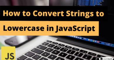 How to Convert a String to Lower-case in Javascript