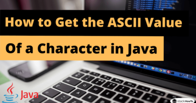 How to Get the ASCII Value of a Character in Java