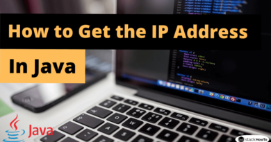 How to Get the IP Address in Java