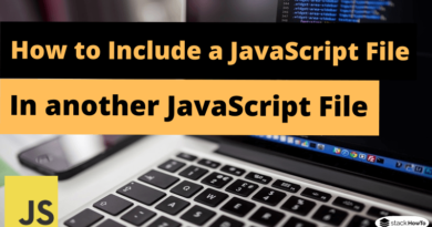 How to Include a JavaScript File in another JavaScript File
