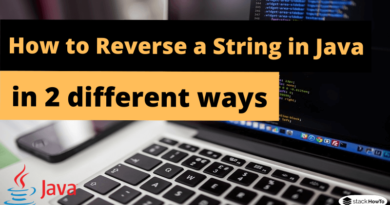 How to Reverse a String in Java in 2 different ways