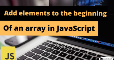 How to add an element to the beginning of an array in JavaScript