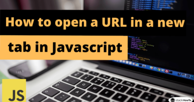 How to open a URL in a new tab in Javascript